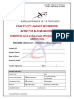 BSBLDR502 Learner Workbook