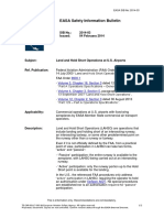 SIB 2014-03 - Land and Hold Short Operations at U.S. Airports-LAHSO - at US Airports