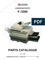 Kyocera F 3300 Parts Manual