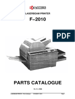 Kyocera F 2010 Parts Manual