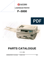 Kyocera F 5000 Parts Manual