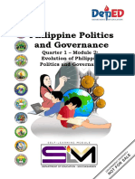 Quarter 1 - Module 2: Evolution of Philippine Politics and Governance