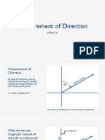 Measurement of Direction