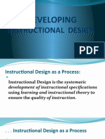 Elements of An Instructional Design