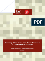 Planning, 'Violations', and Urban Inclusion: A Study of Bhubaneswar