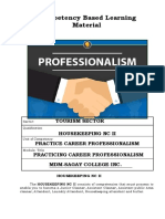3 - Practice Career Professionalism