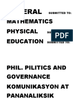 General: Mathematics Physical Education