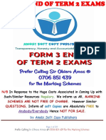 FORM 3 AGRICULTURE EXAM