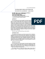 Water Treatment Resulting From The Exploitation of Gas Deposit - Case Study