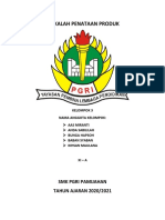 Makalah Penataan Produk: SMK Pgri Pamijahan TAHUN AJARAN 2020/2021