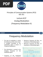 Lecture 07 - Analog Modulation (Frequency Modulation II)