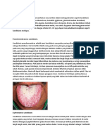 Infeksi Candida Oral Dapat Bermanifestasi Secara Klinis Dalam Berbagai Bentuk Seperti Kandidiasis Pseudomembran