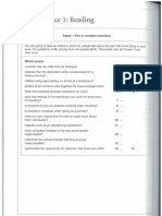 Exam Practice 1: Reading: PHOTOCOP' Sa 0 Education Limited 2008