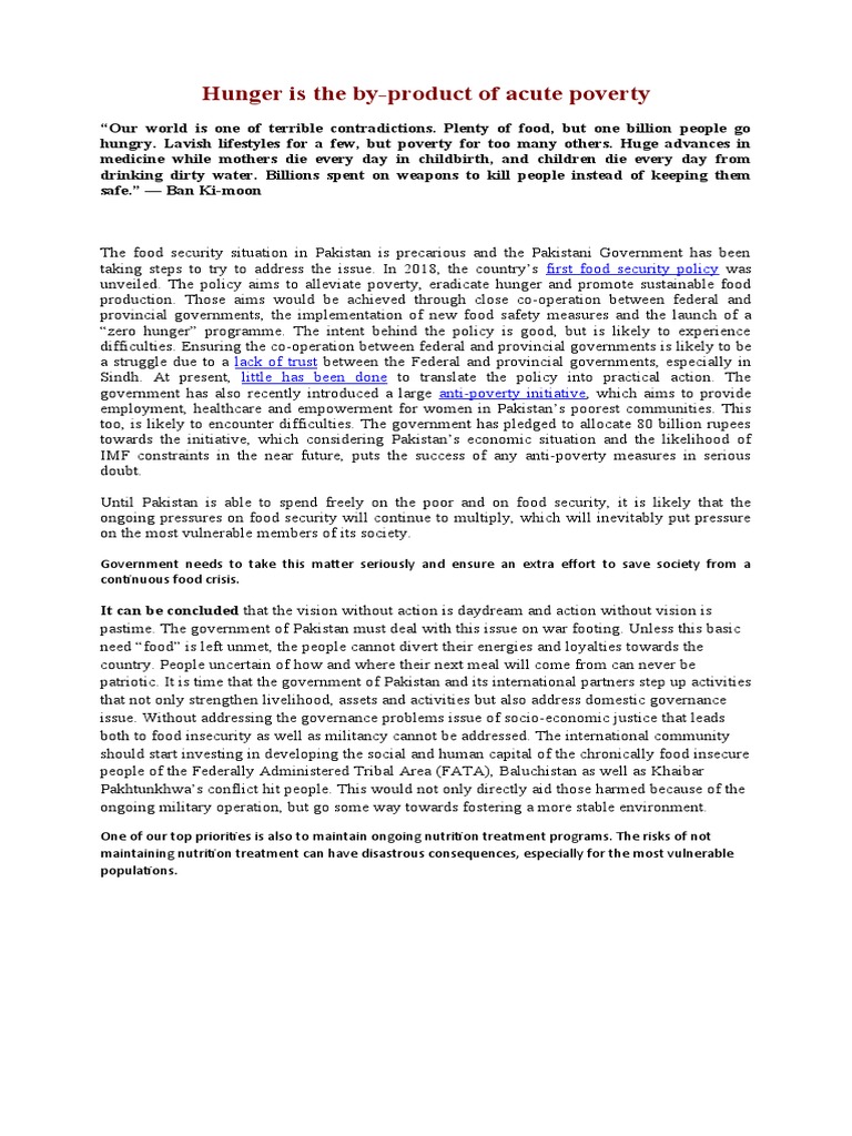 hunger-is-the-by-product-of-acute-poverty-first-food-security-policy