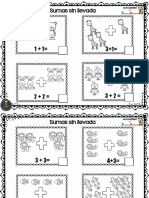 Fichas Sumas y Restas PDF