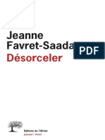 Jeanne Favret-Saada - Désorceler (2009, Éditions de L'olivier)