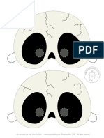 Mrprintables Printable Mask Halloween Skull PDF