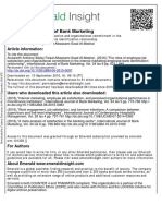 The roles of employee job satisfaction and organizational commitment in the internal marketing-employee bank identification relationship