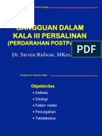 Gangguan Dalam Kala Iii Persalinan: (Perdarahan Postpartum)