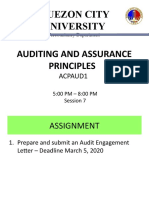 Session 7 - AUDITING AND ASSURANCE PRINCIPLES