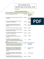 Aircraft Delivery Check List - Dry Lease