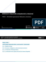 Apuntes Módulo 8 - Tema 1 - Afectividad Organizacional - Motivación y Emociones