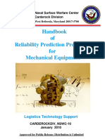 Naval Surface Warfare Center Handbook Predicts Reliability of Mechanical Equipment