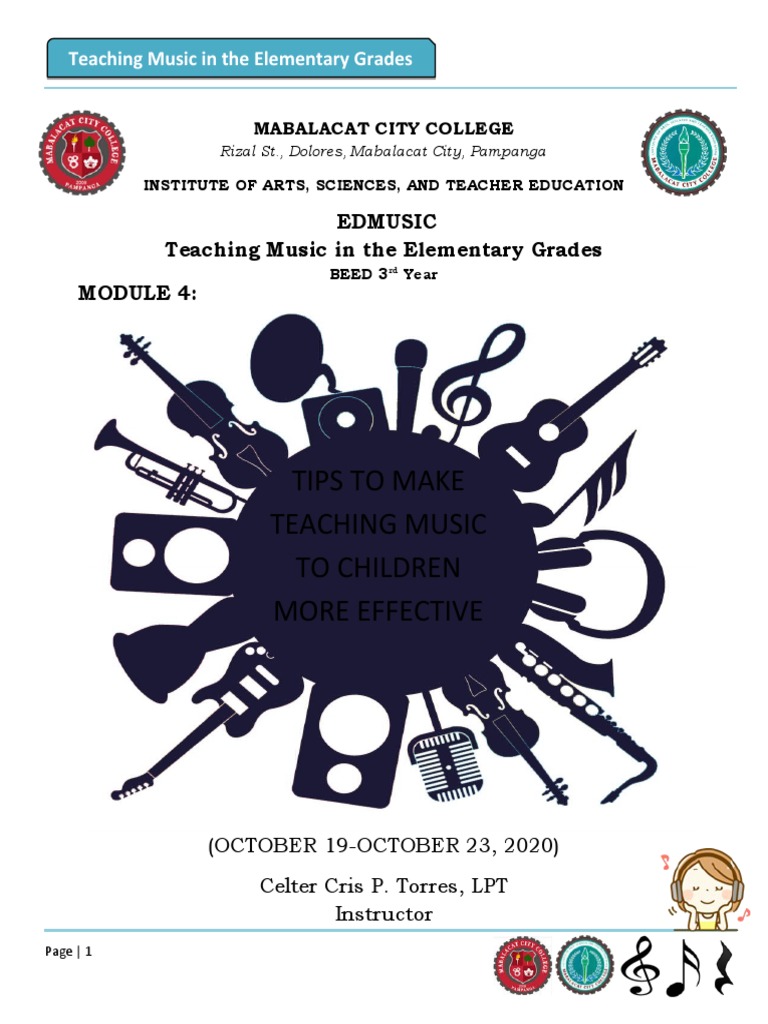 Tips To Make Teaching Music To Children More Effective Pdf