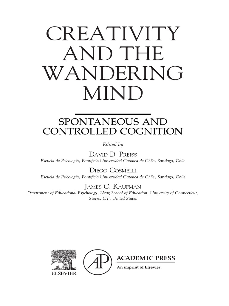 Front Matter - 2020 - Creativity and The Wandering Mind PDF | PDF ...
