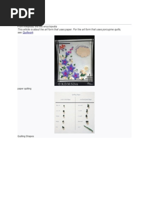 Quilling