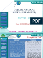 SPREADSHEET X KD 3.3 Pertemuan 3 - Sel