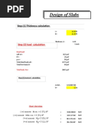 Design of Slabs: Step (1) Thickness Calculation