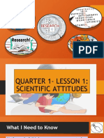 First Quarter Lesson 1