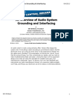 An Overview of Audio System Grounding and Interfacing PDF