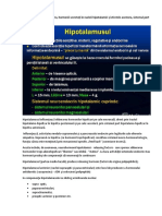 Hipotalamusul: Structura, Hormonii Secretați În Nucleii Hipotalamici Și Efectele Acestora, Sistemul Port Hipotalamo-Hipofizar