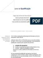 Memorial de Qualificação e Objeto de Estudo Genérico - 2019 PDF