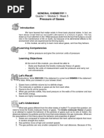 Pressure of Gases: General Chemistry 1