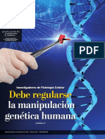 Debe Regularse: La Manipulación Genética Humana