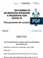 Utilizacion Correcta de Batas en Atencion A Pacientes Con COVID-19