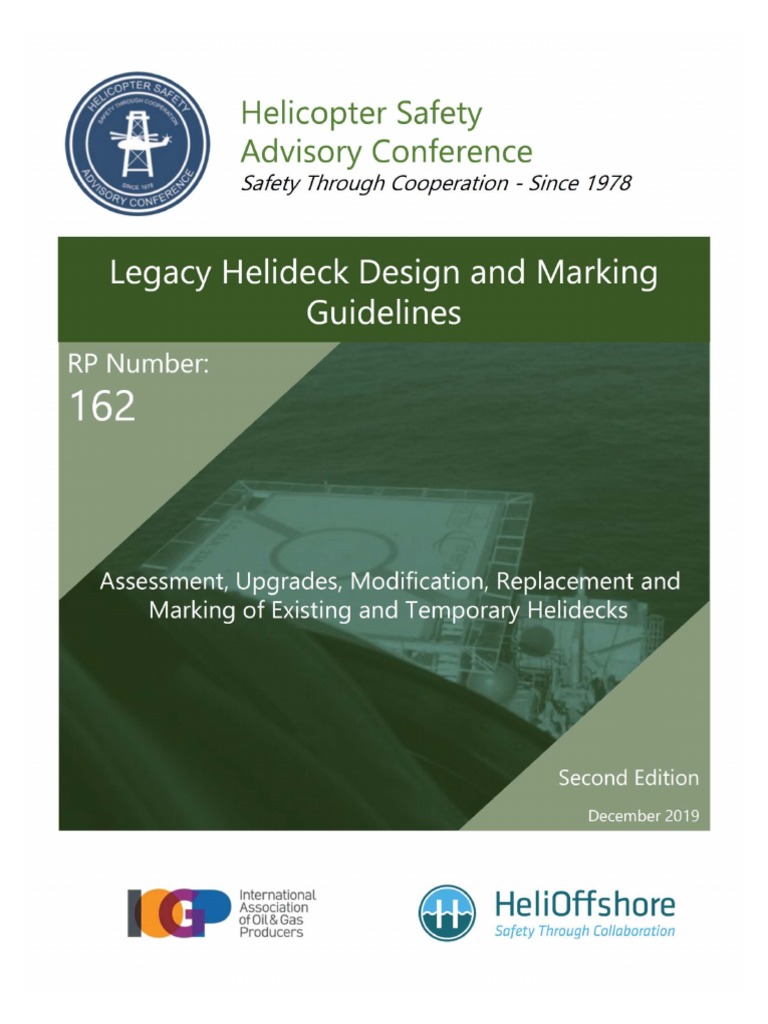 HSAC RP 162 Legacy Helidecks - 2nd Edition | PDF | Friction | Offshore ...