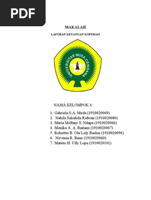 Laporan Keuangan Koperasi 4 Docx