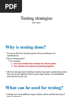 Y11 SDLC - Testing Strategies + Implementation