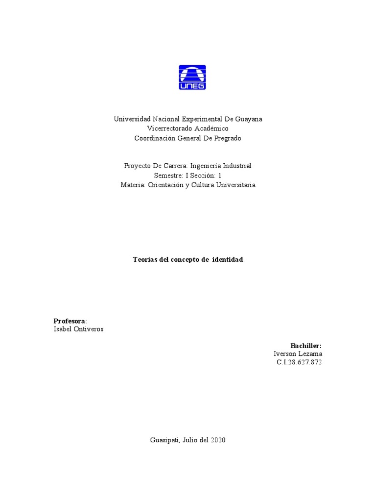 Teorías de la Identidad Social y Personal | PDF | Género | Estudios de ...