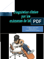 Diagnóstico Clínico Por Los Exámenes de Laboratorio