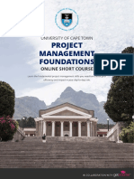 Project Management Foundations: Online Short Course
