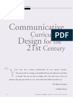 Communicative Curriculum Design for the 21st Century-1