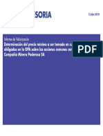 Informe de Valorización PODEROSA PDF