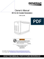 Generac 7036-7031 Owner's manual