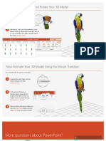 Two Ways To Position and Rotate Your 3D Model: Try Them Yourself With The Parrot On The Right