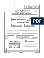 00SRZA398 - KDB - GCenterRAW - Manufacturing Specification of Welding Robot Sy...